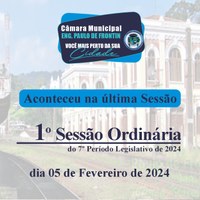 Aconteceu na última Sessão