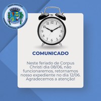 Comunicado!