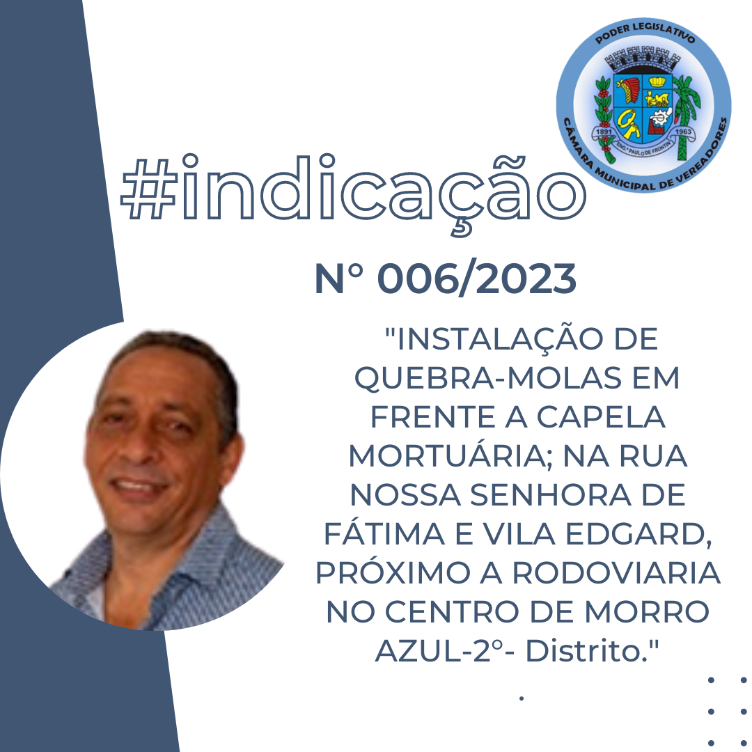  Indicação n°006/2023