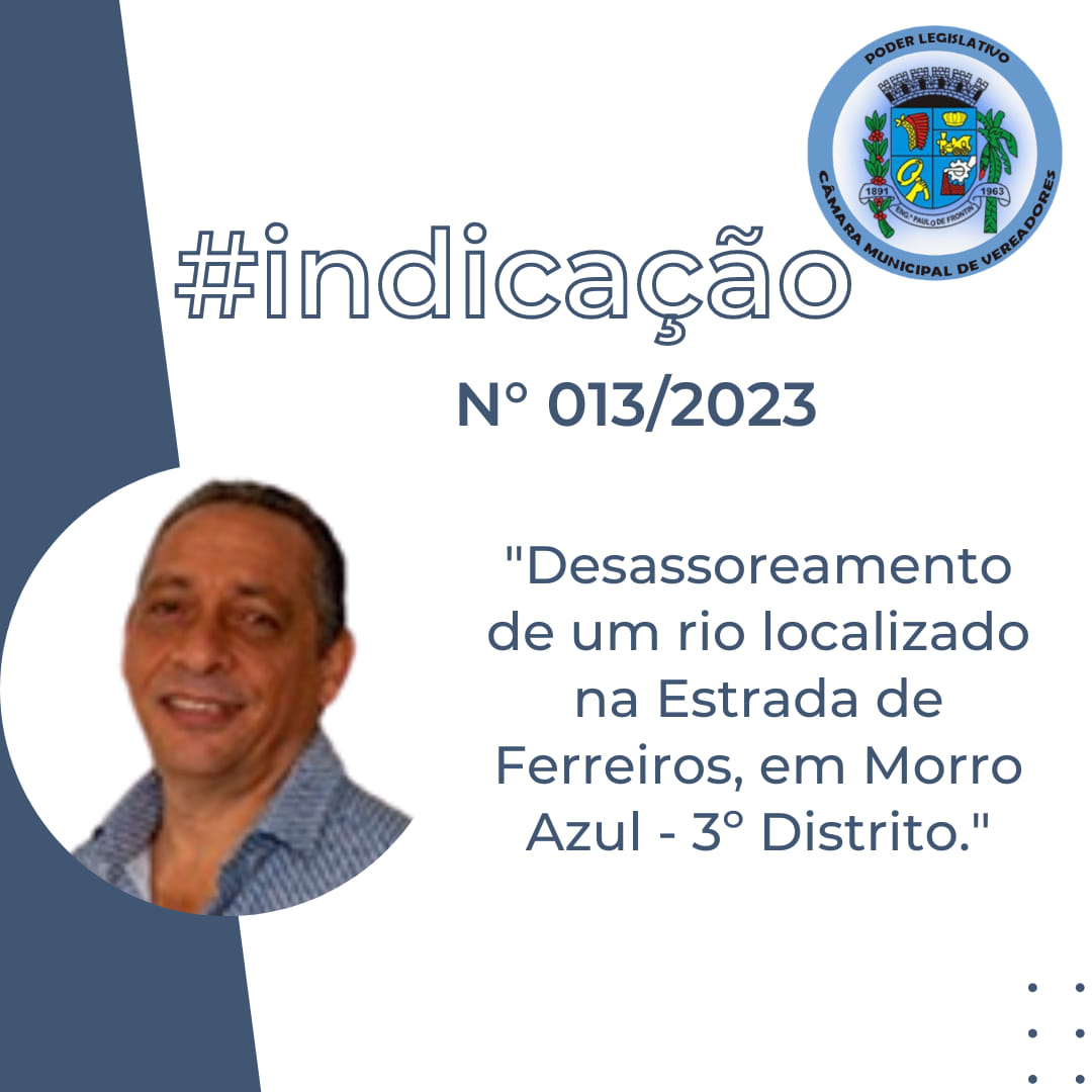 Indicação nº 013/2023