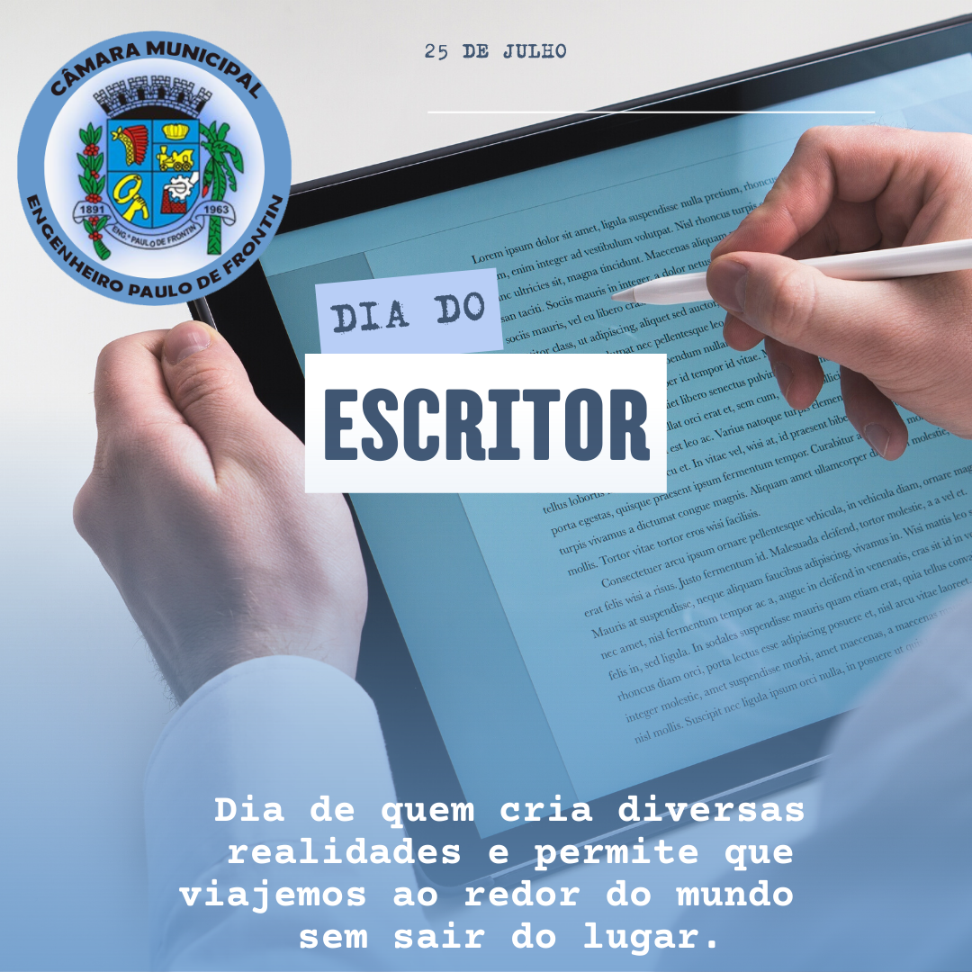 O Dia Nacional do Escritor 