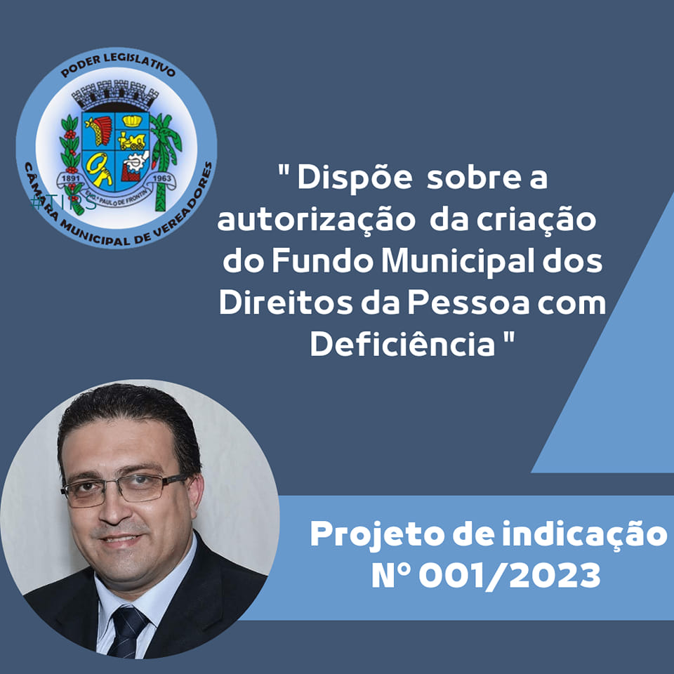 Projeto de Indicação nº 001/2023