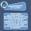 Requerimento nº 012/2023