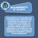 Requerimento nº 013/2023