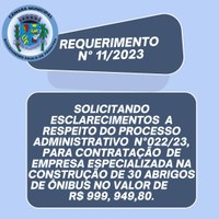 Requerimento nº 11/2023 